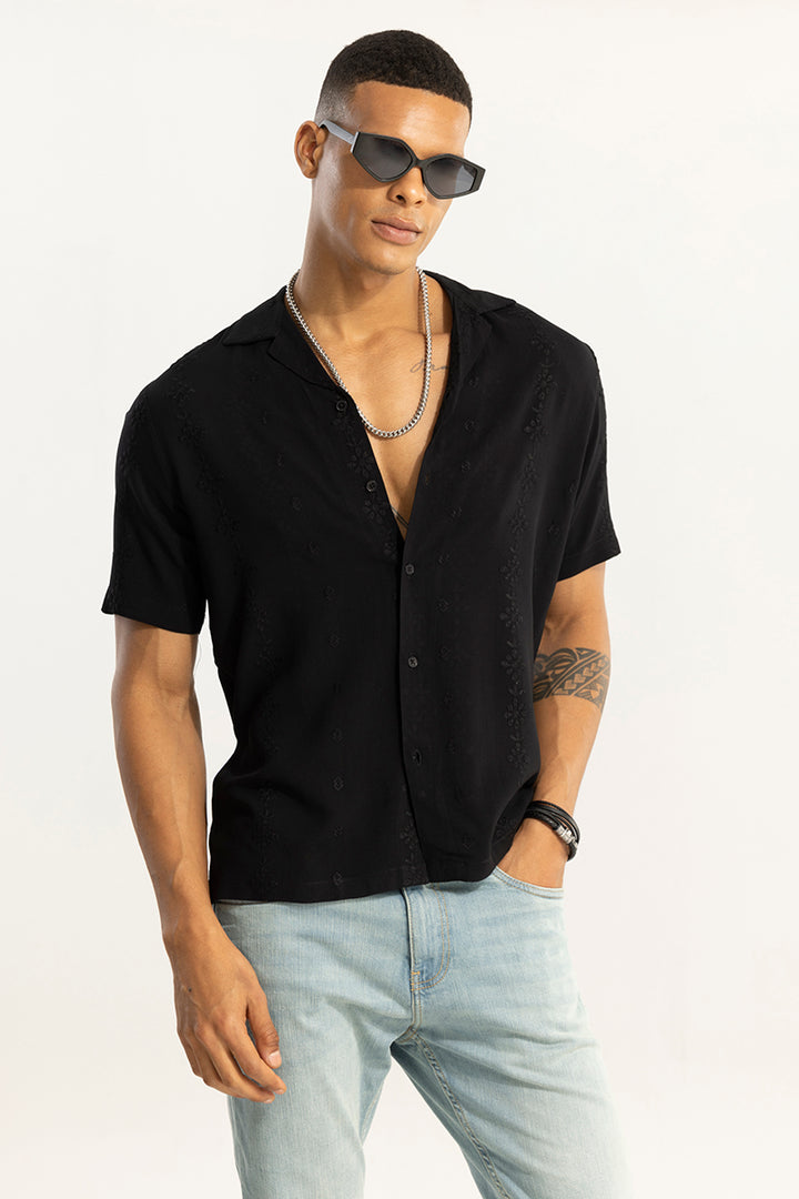 Recto Black Stripe Shirt