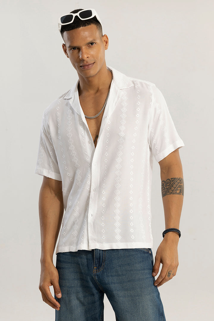 Dicut White Stripe Shirt