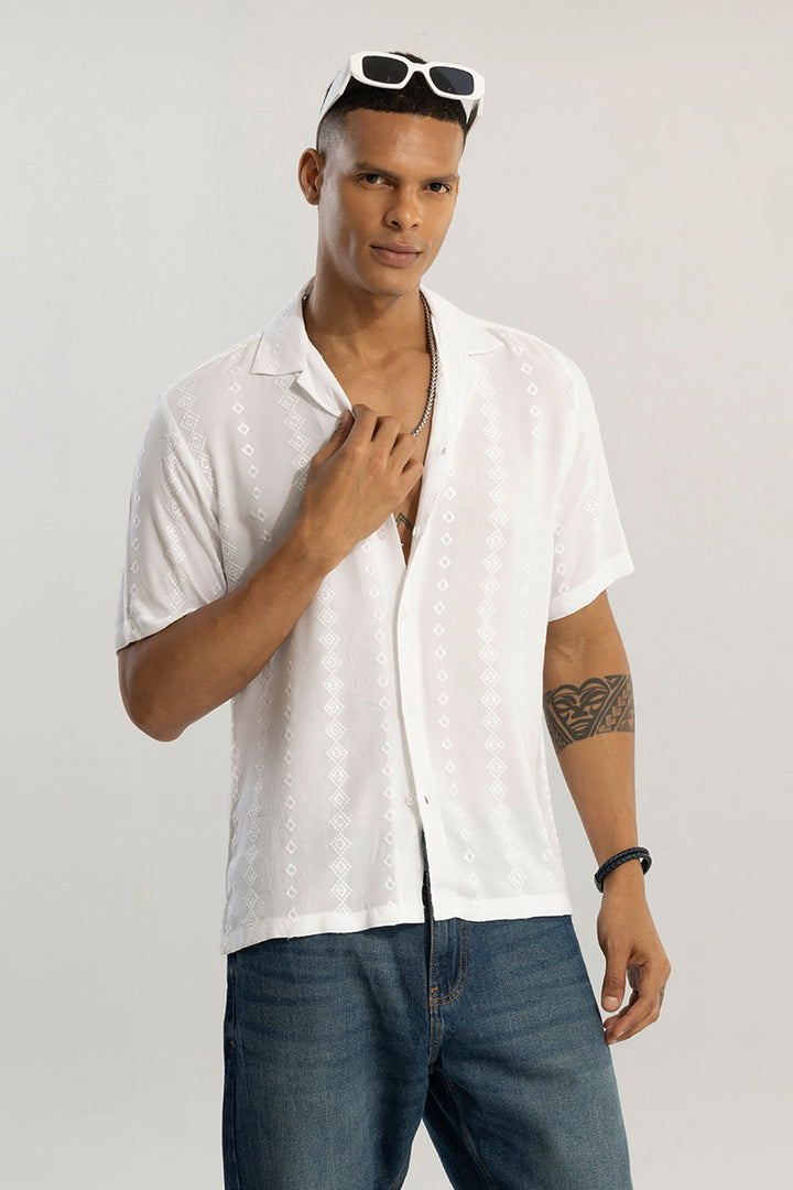 Dicut White Stripe Shirt