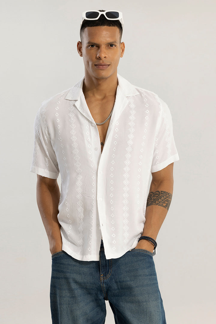 Dicut White Stripe Shirt