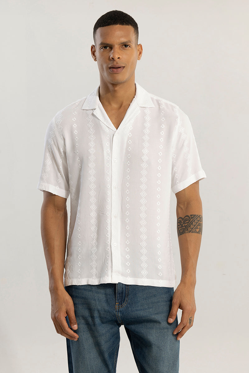 Dicut White Stripe Shirt