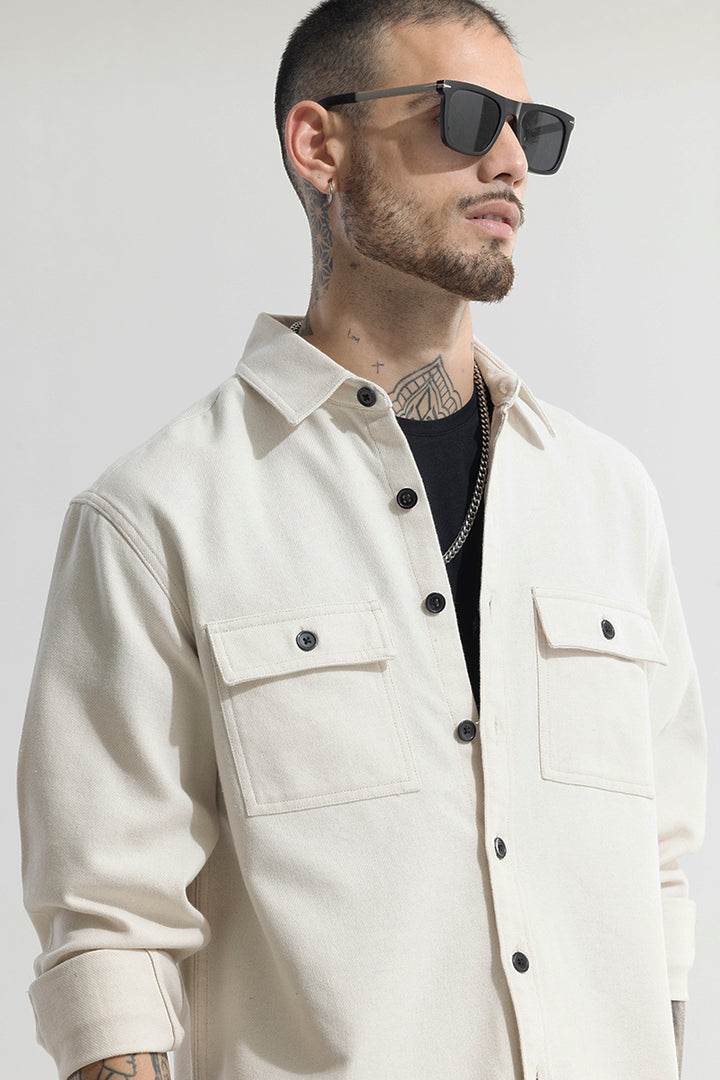 Clyster Off-White Overshirt