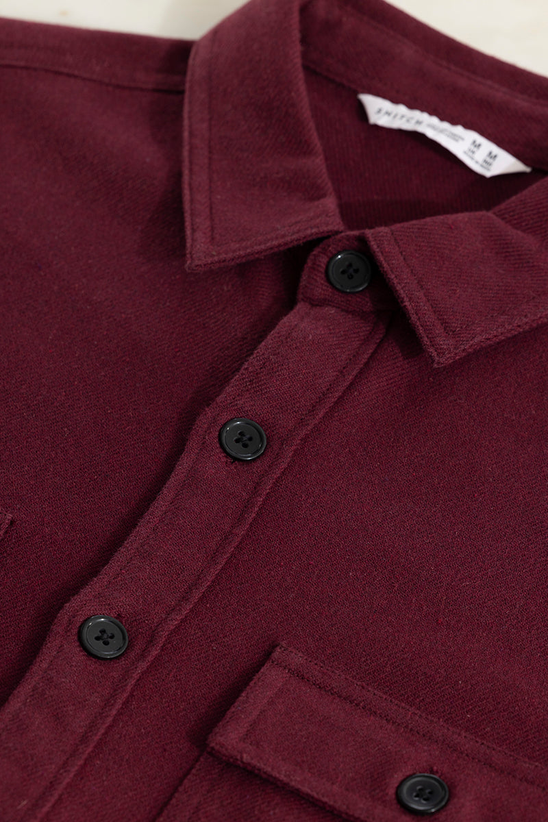 Clyster Maroon Overshirt