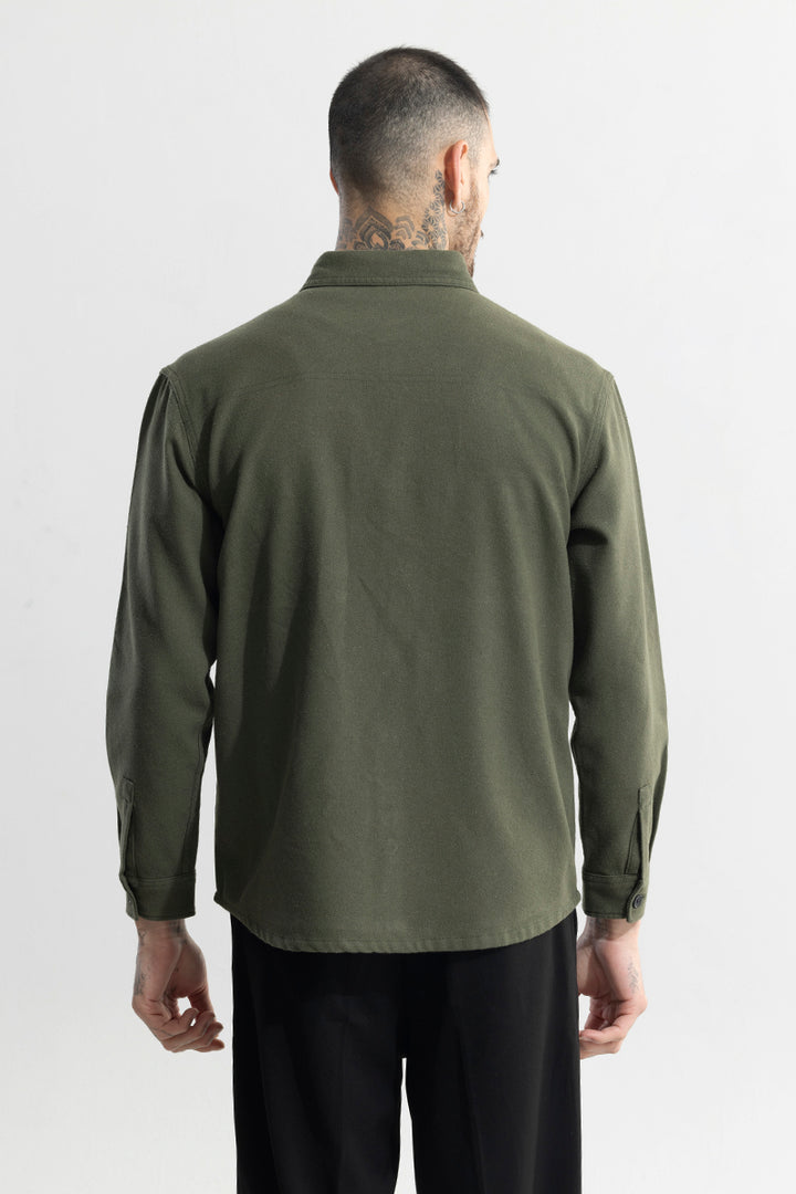 Clyster Olive Overshirt