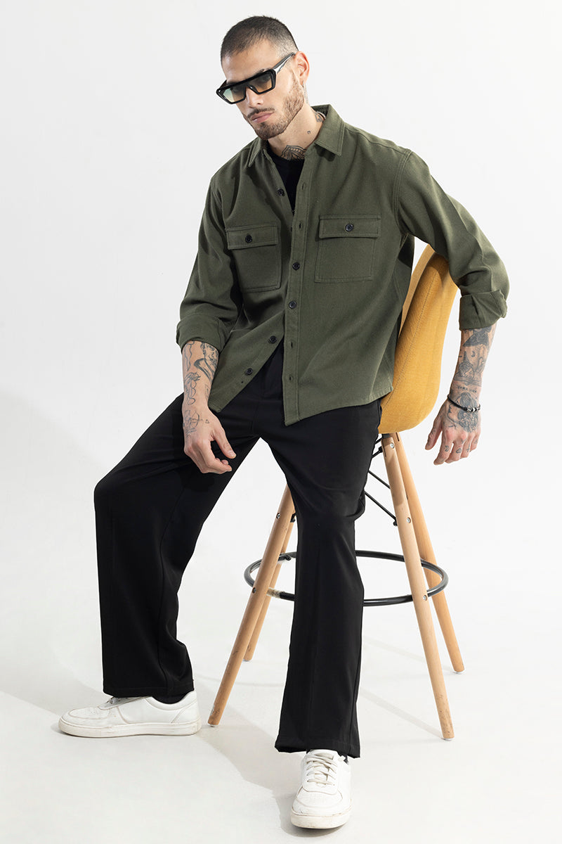 Clyster Olive Overshirt