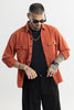 Overflap Orange Overshirt