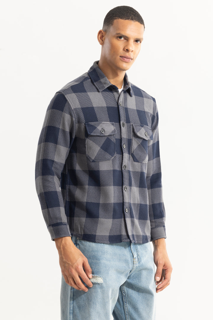 Colossal Checks Navy Shirt