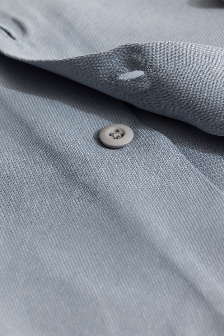 Chenille Grey Overshirt