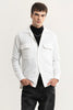 Chenille White Overshirt