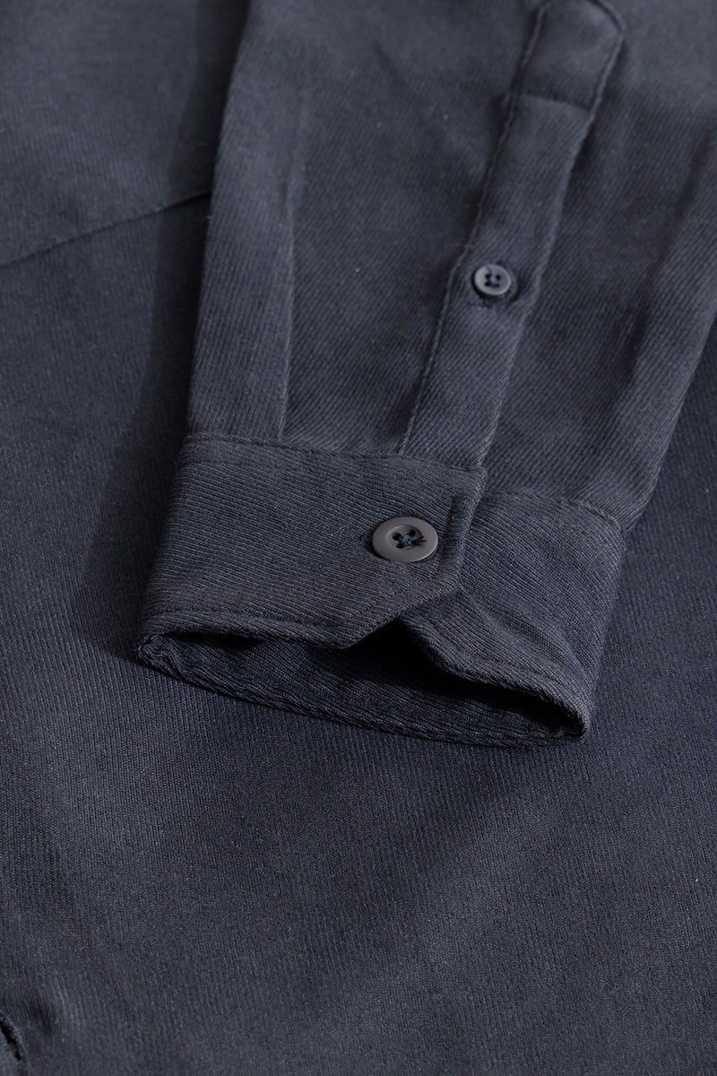 Chenille Ash Grey Overshirt