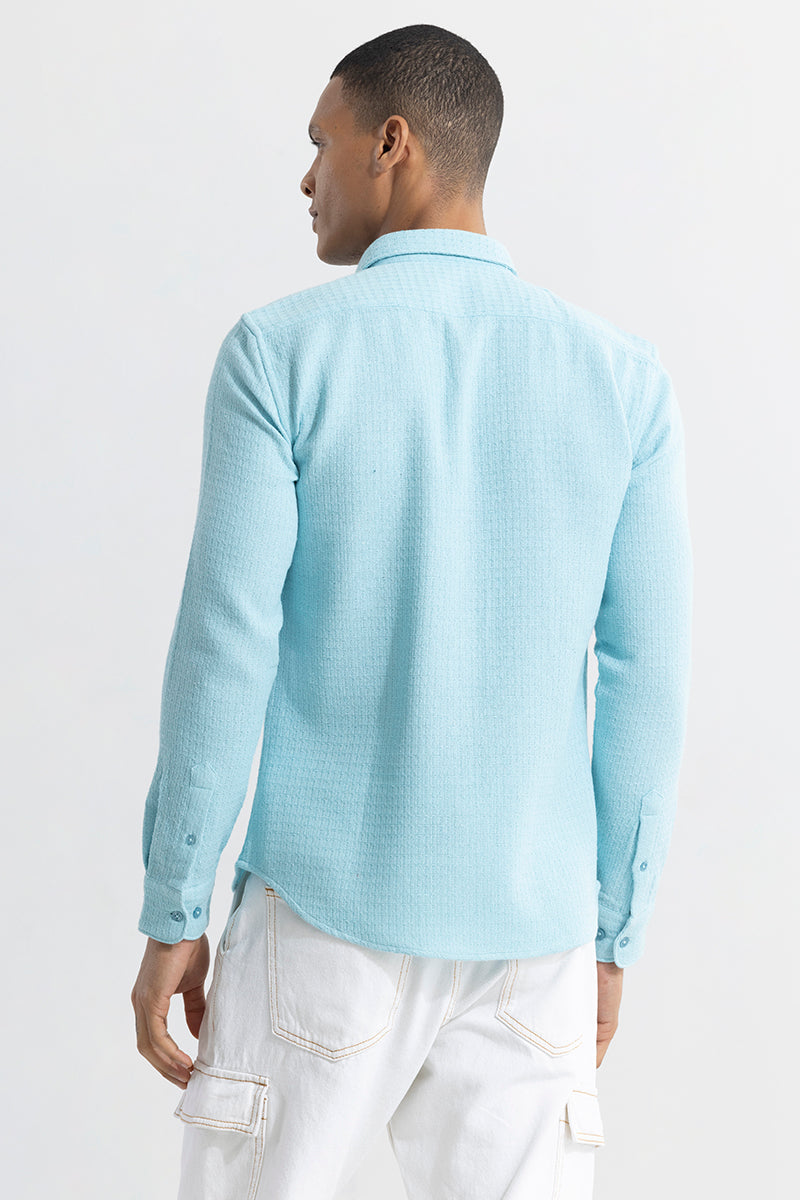 RelaxKnit Sky Blue Shirt