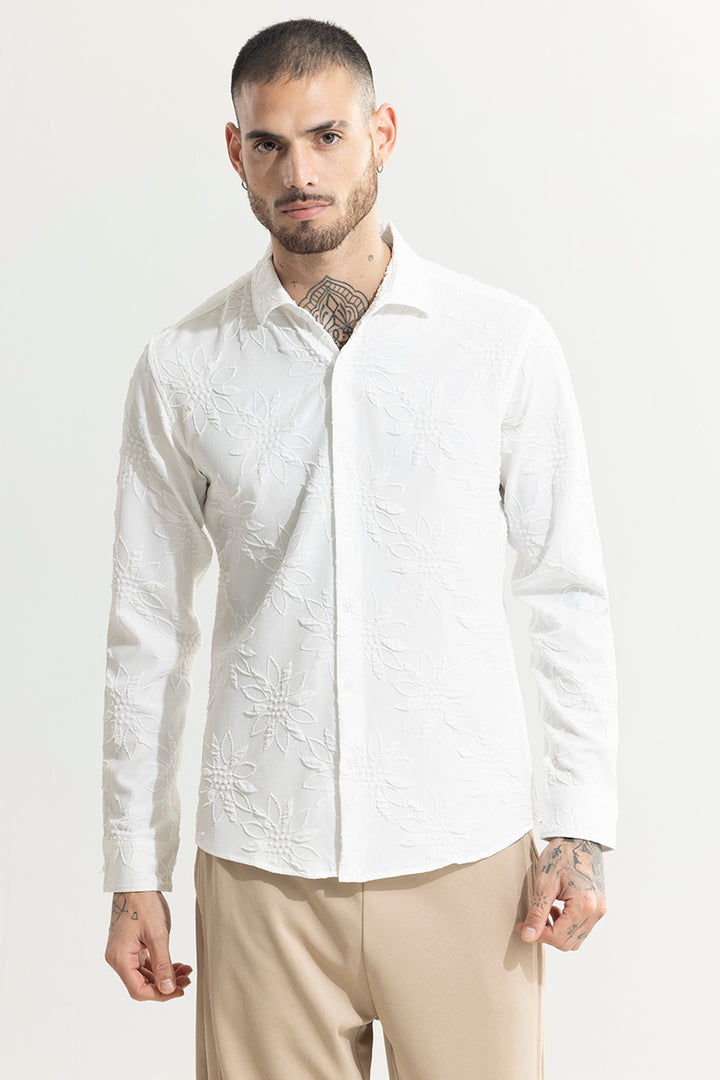 Slender White Shirt