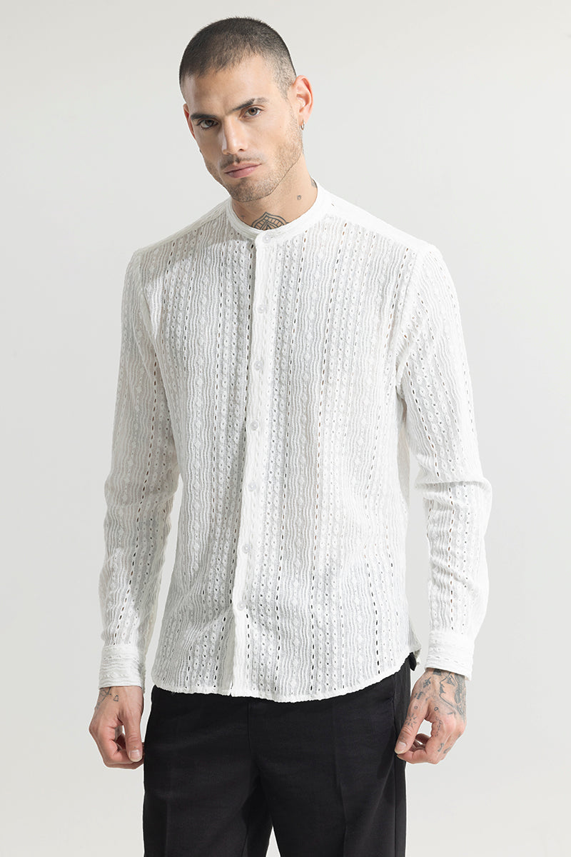 CraftedCanvas White Shirt