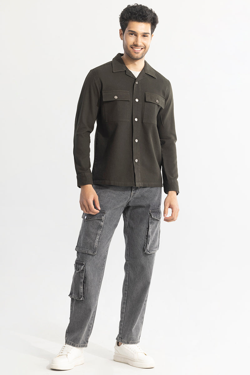 EasySnap Olive Shirt