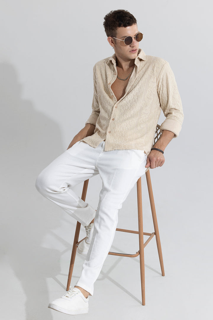 Circle Diamond Beige Shirt