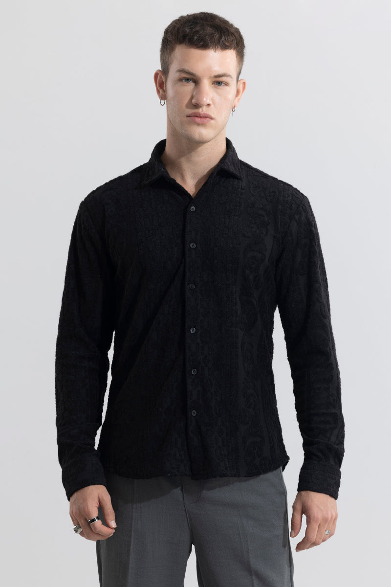 Circle Diamond Black Shirt