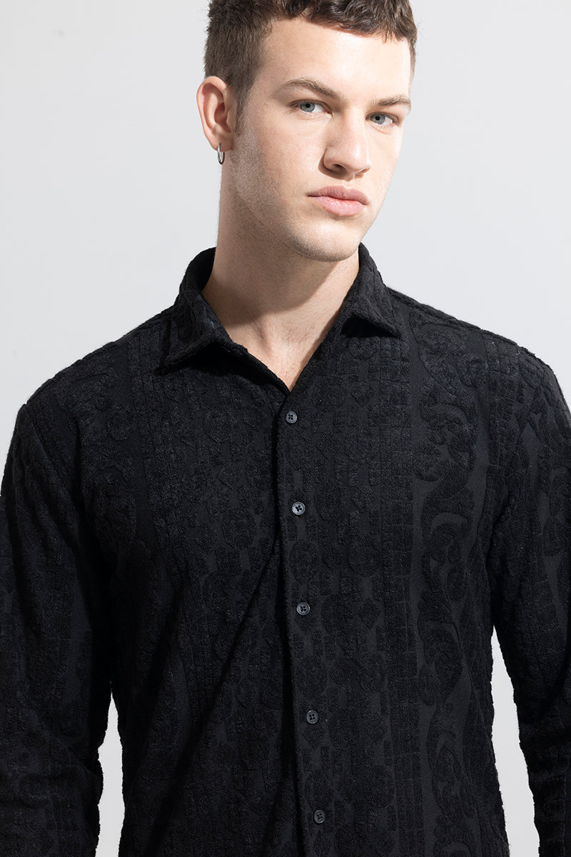 Circle Diamond Black Shirt