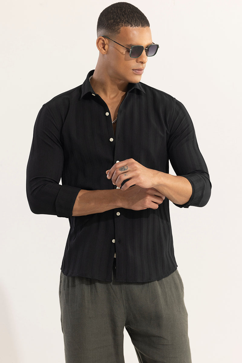 Quadbar Black Shirt