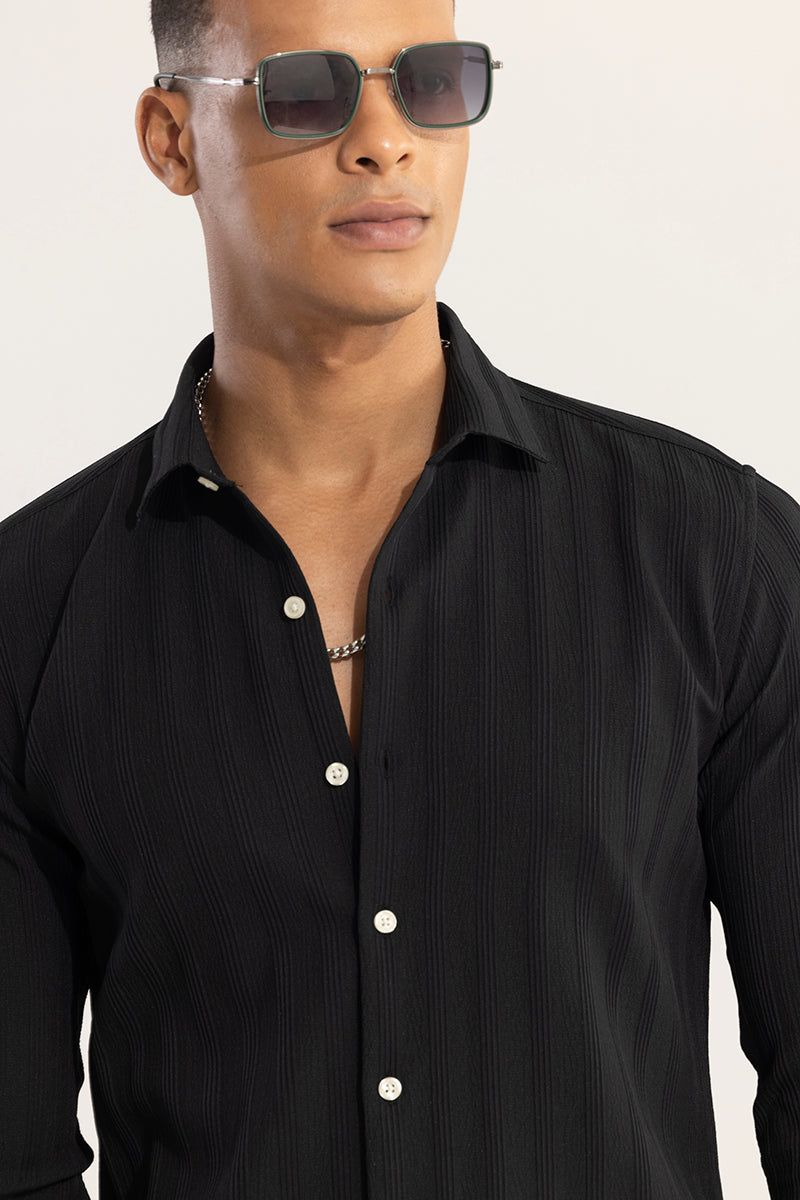 Quadbar Black Shirt