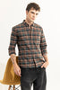 Tartan Twist Forest Green Checks Shirt