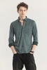 Sleek Twill Green Shirt