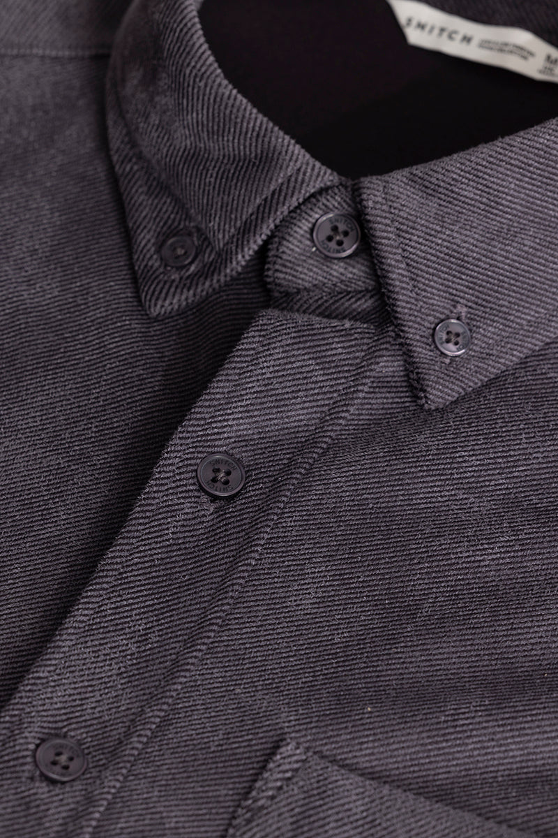 Sleek Twill Grey Shirt