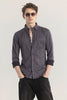 Sleek Twill Grey Shirt