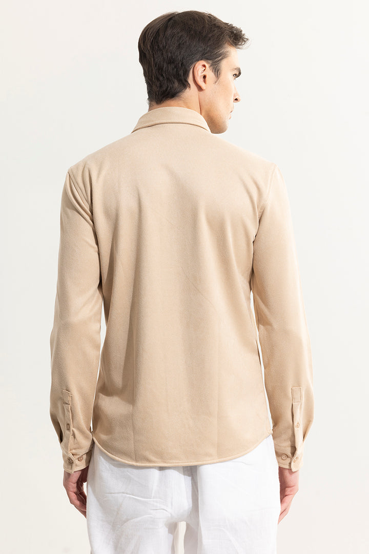 TwillThrive Beige Shirt