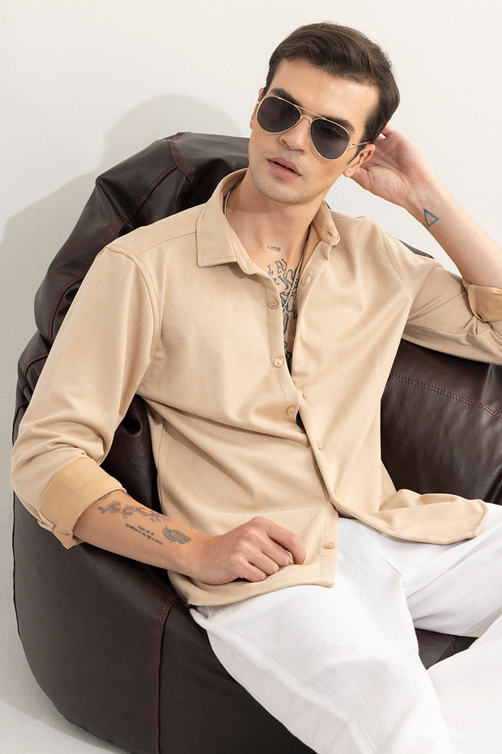 TwillThrive Beige Shirt