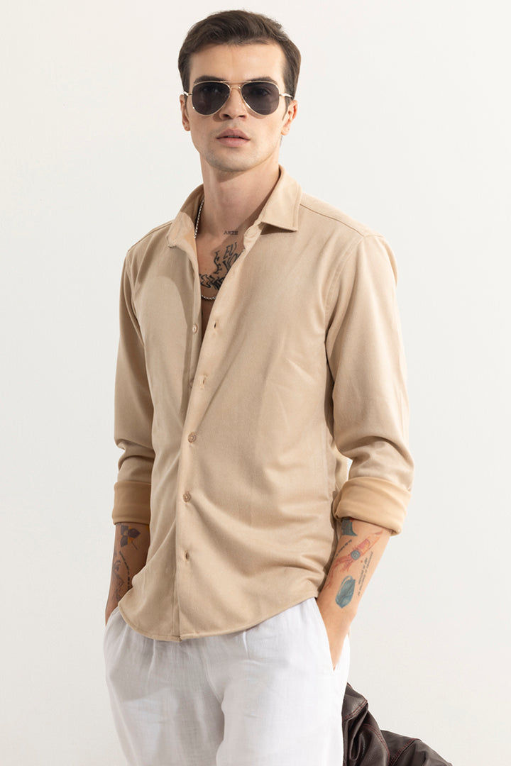 TwillThrive Beige Shirt