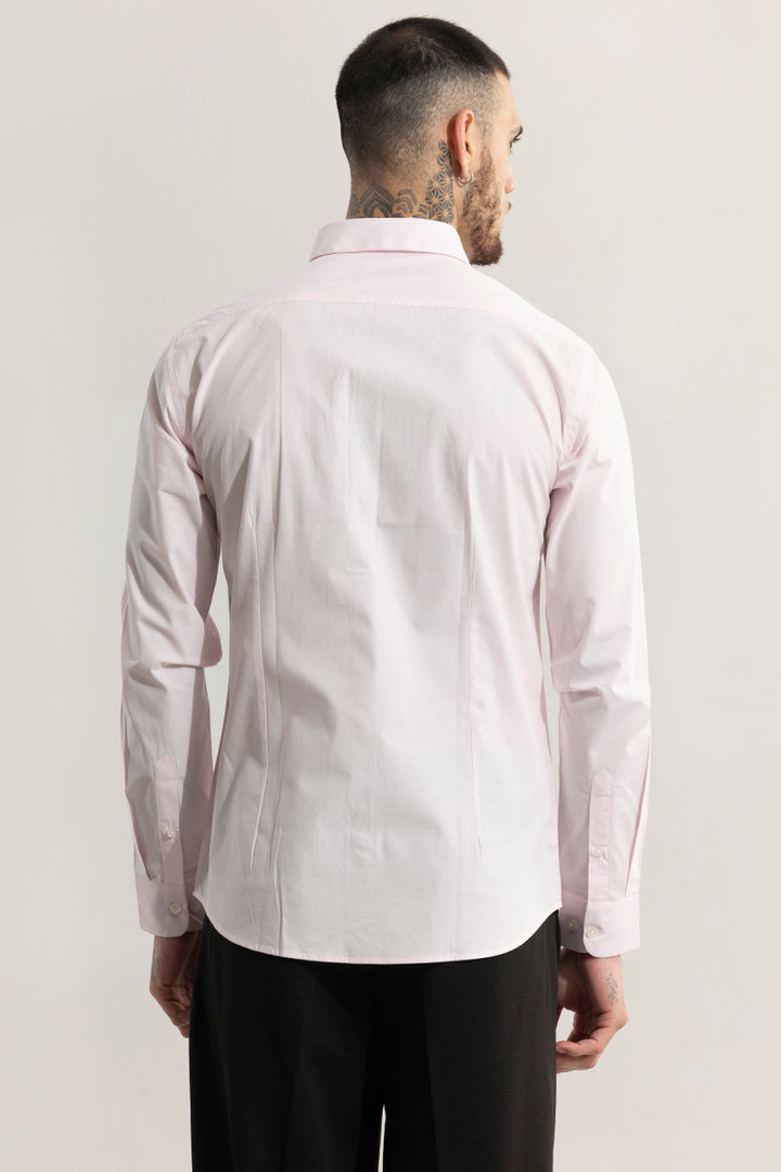 Elegant Monotone Pink Shirt