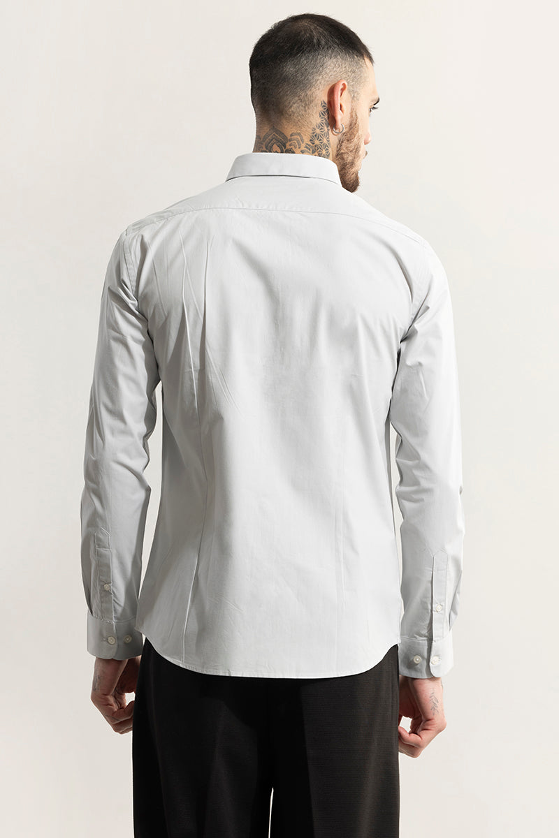 Elegant Monotone Grey Shirt