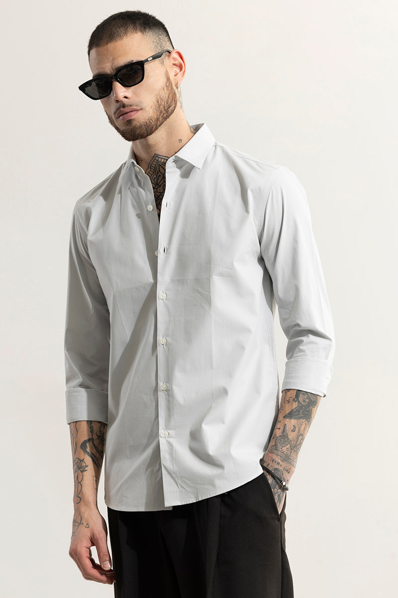 Elegant Monotone Grey Shirt