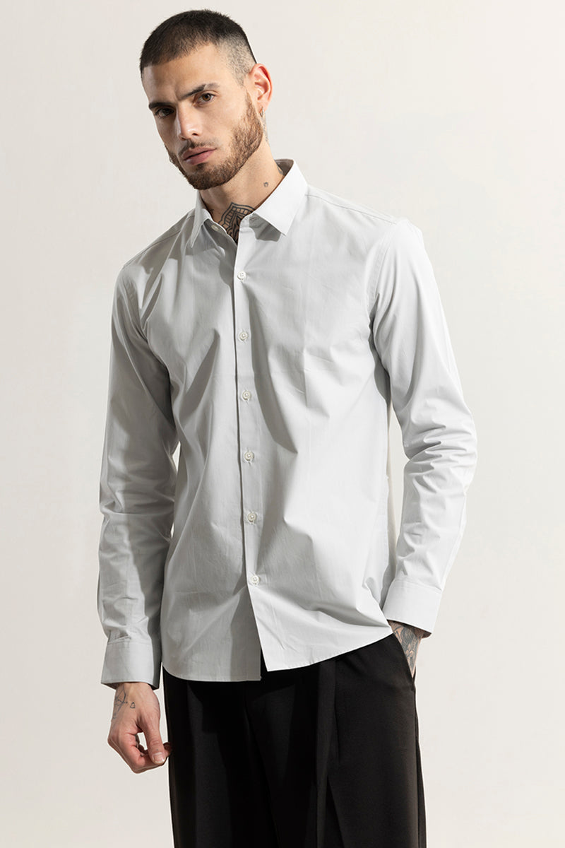 Elegant Monotone Grey Shirt