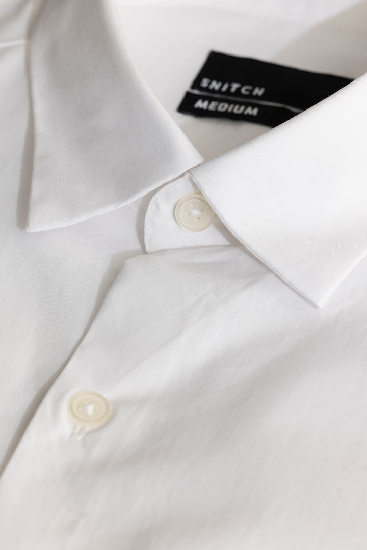 Elegant Monotone White Shirt