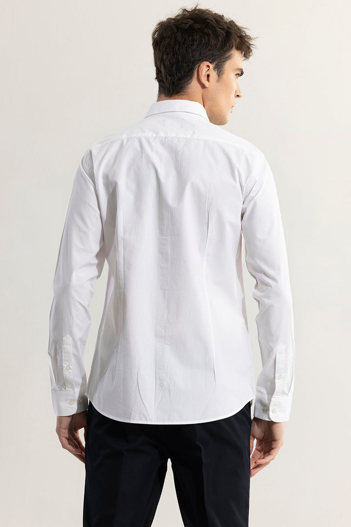 Elegant Monotone White Shirt