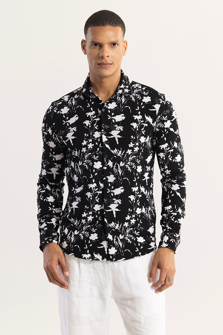 Begonia Black Shirt