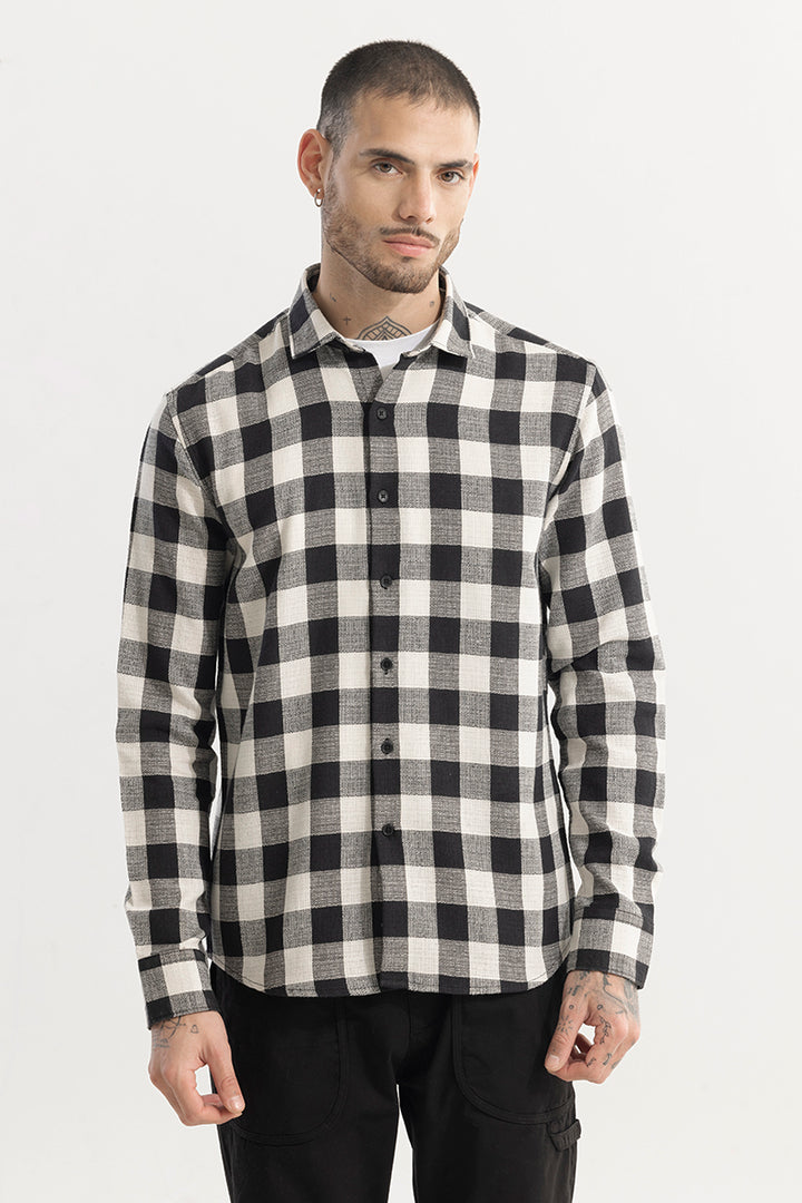 Chess Square Black Checks Shirt