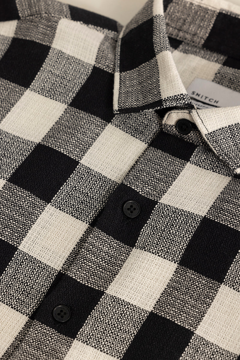 Chess Square Black Checks Shirt