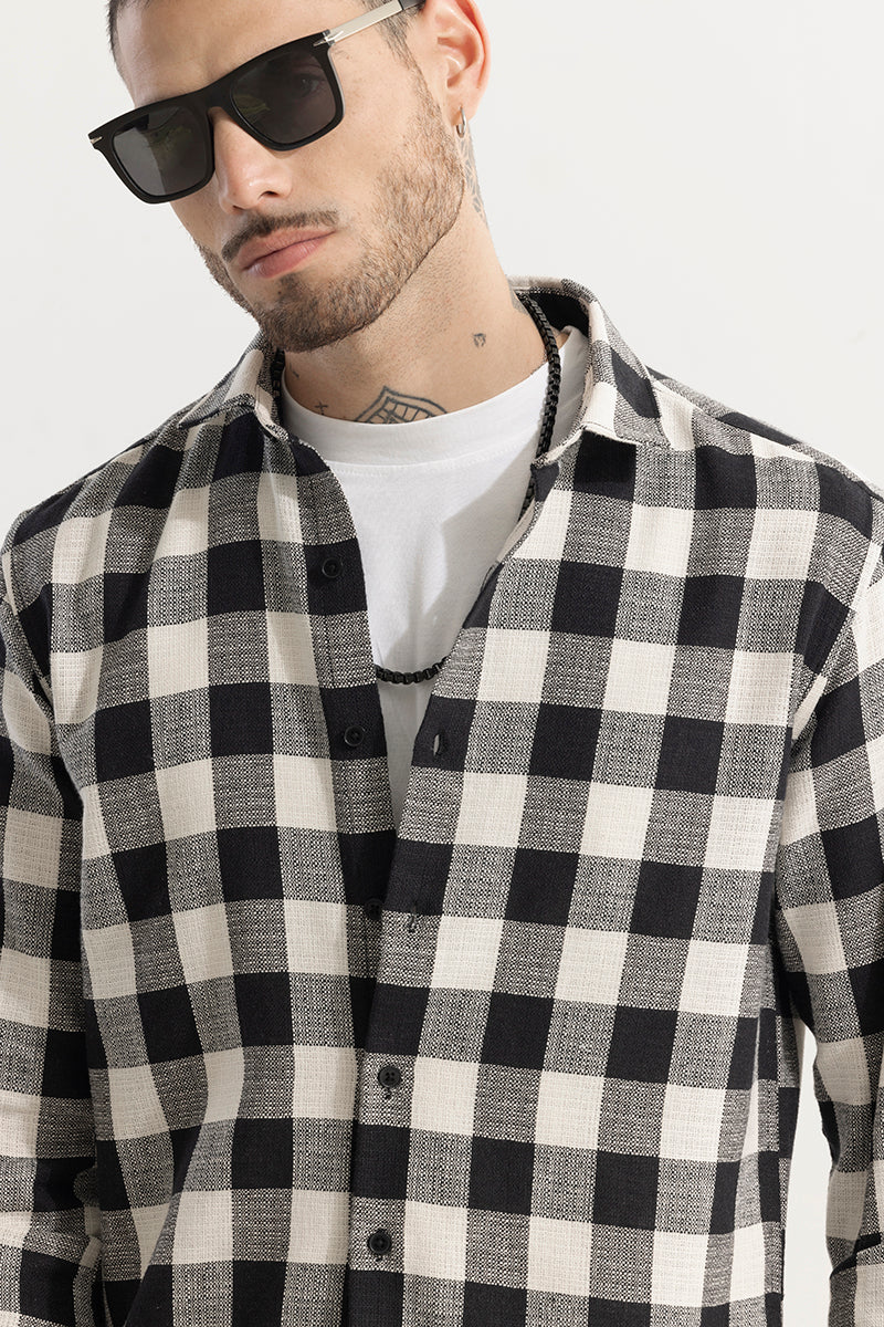 Chess Square Black Checks Shirt