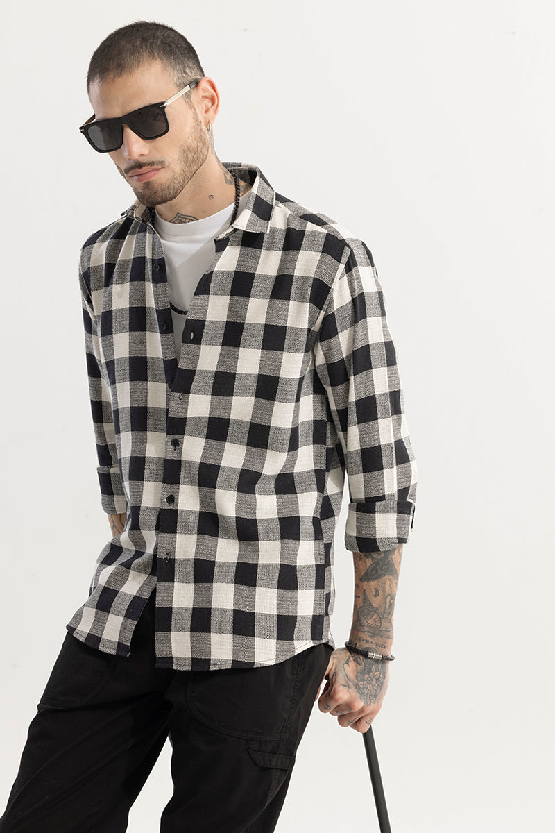 Chess Square Black Checks Shirt