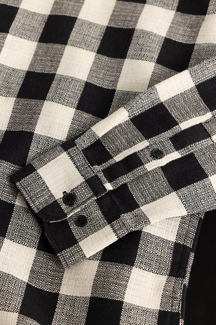 Chess Square Black Checks Shirt