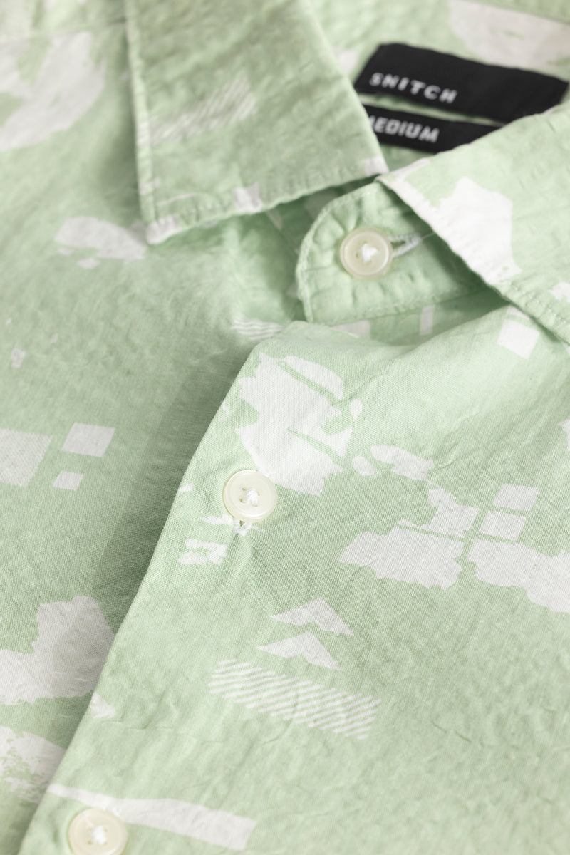 Pixelique Green Shirt