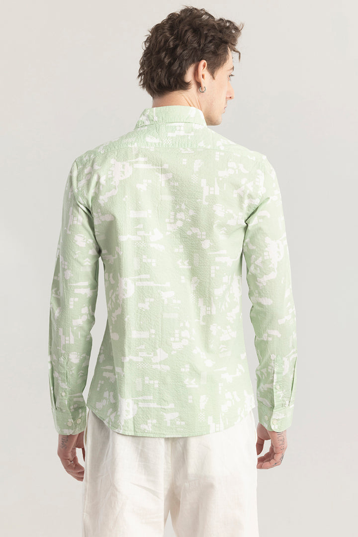 Pixelique Green Shirt