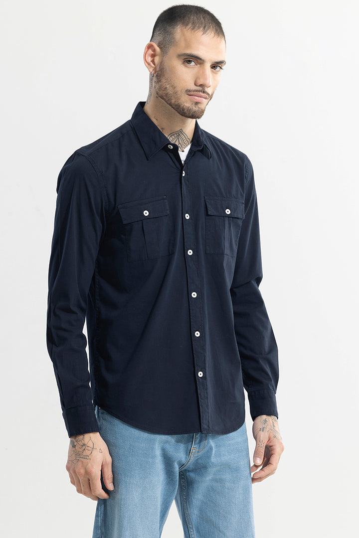 Duple Pocket Navy Shirt