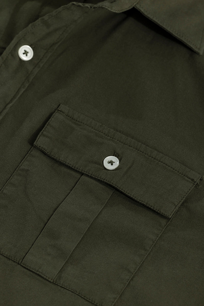 Duple Pocket Olive Shirt