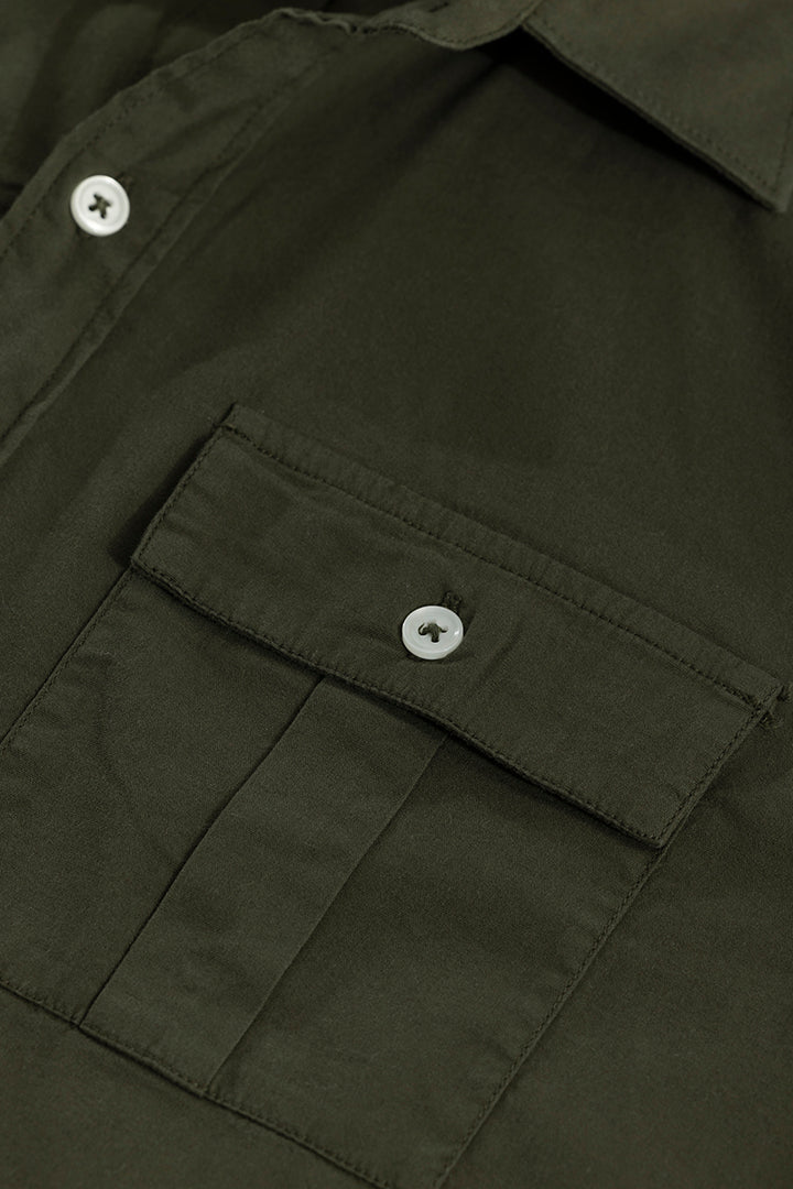 Duple Pocket Olive Shirt