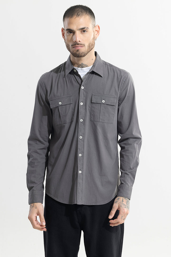 Duple Pocket Grey Shirt