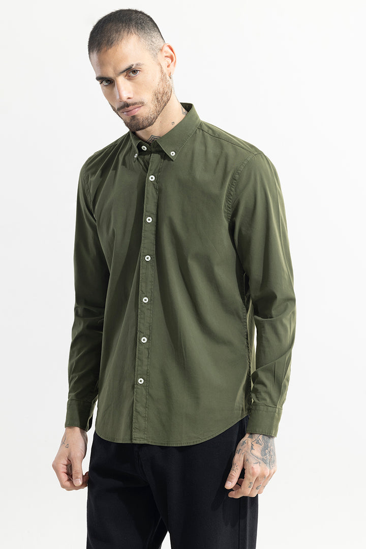 Leisure Olive Shirt