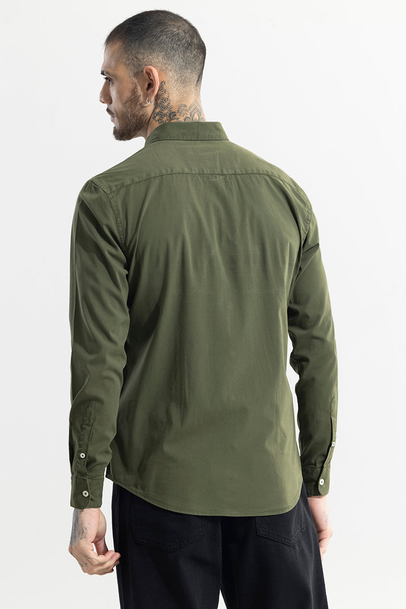 Leisure Olive Shirt